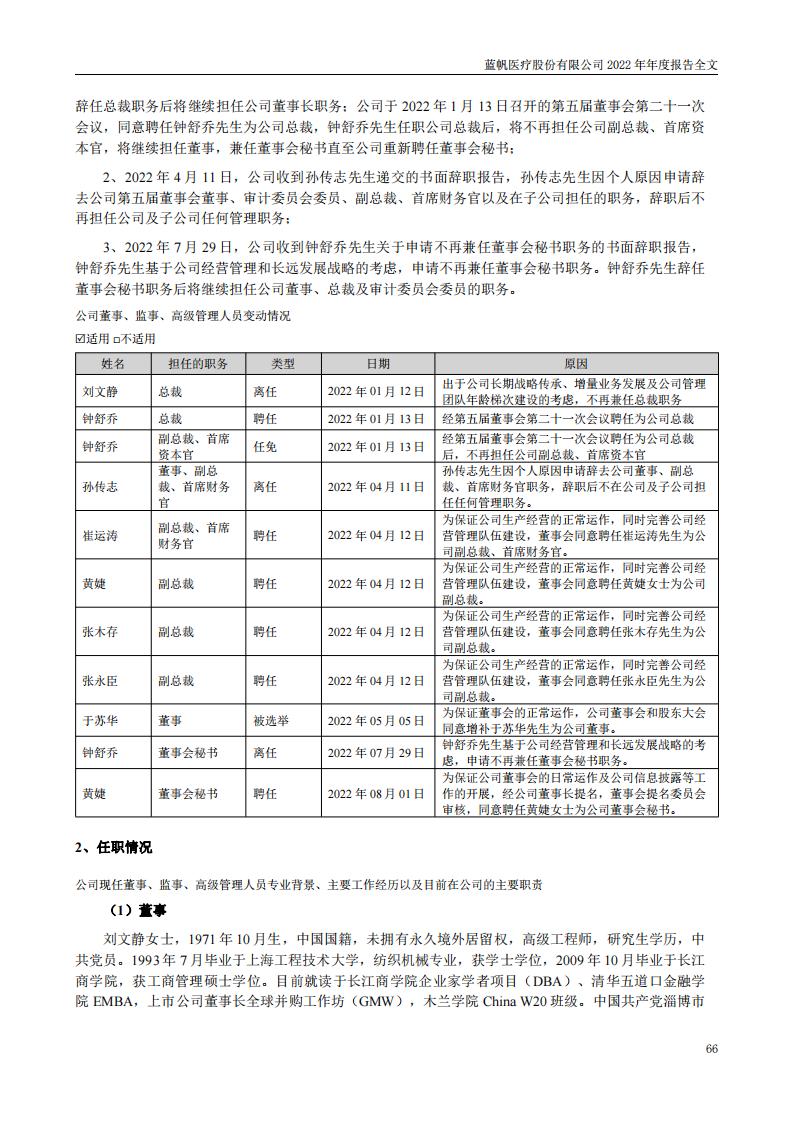 bob电竞竞技
医疗股份有限公司2022年年度报告_65