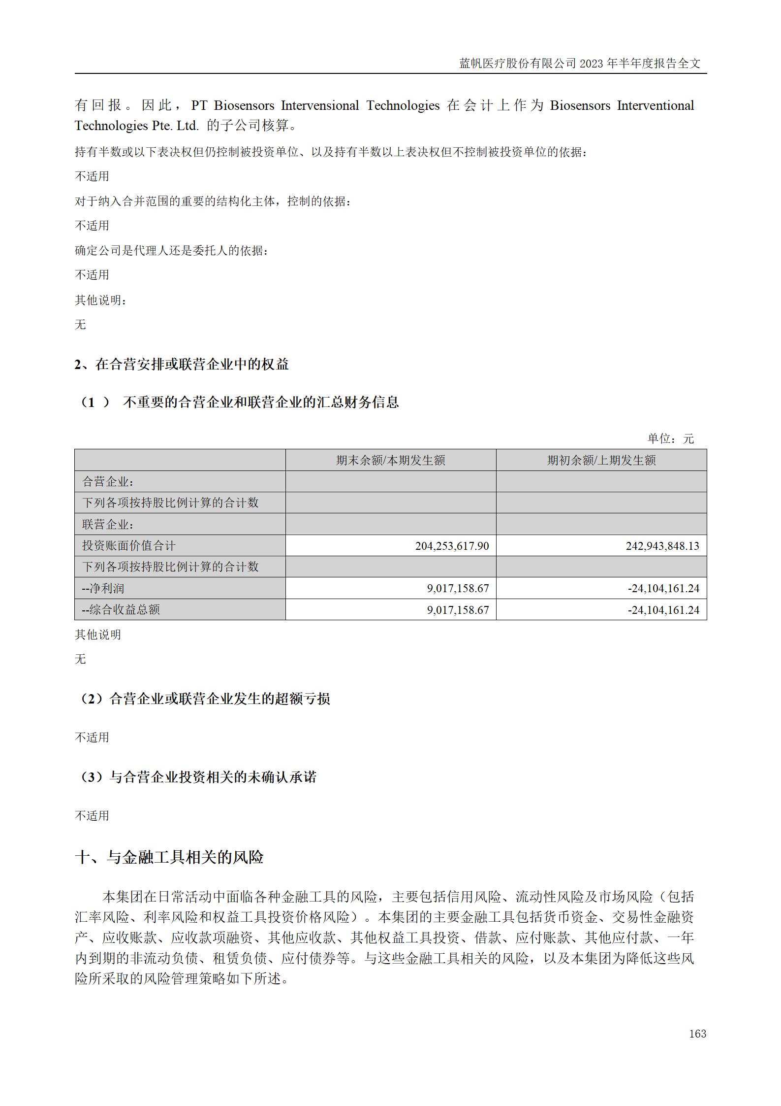 bob电竞竞技
医疗股份有限公司2023年半年度报告_163