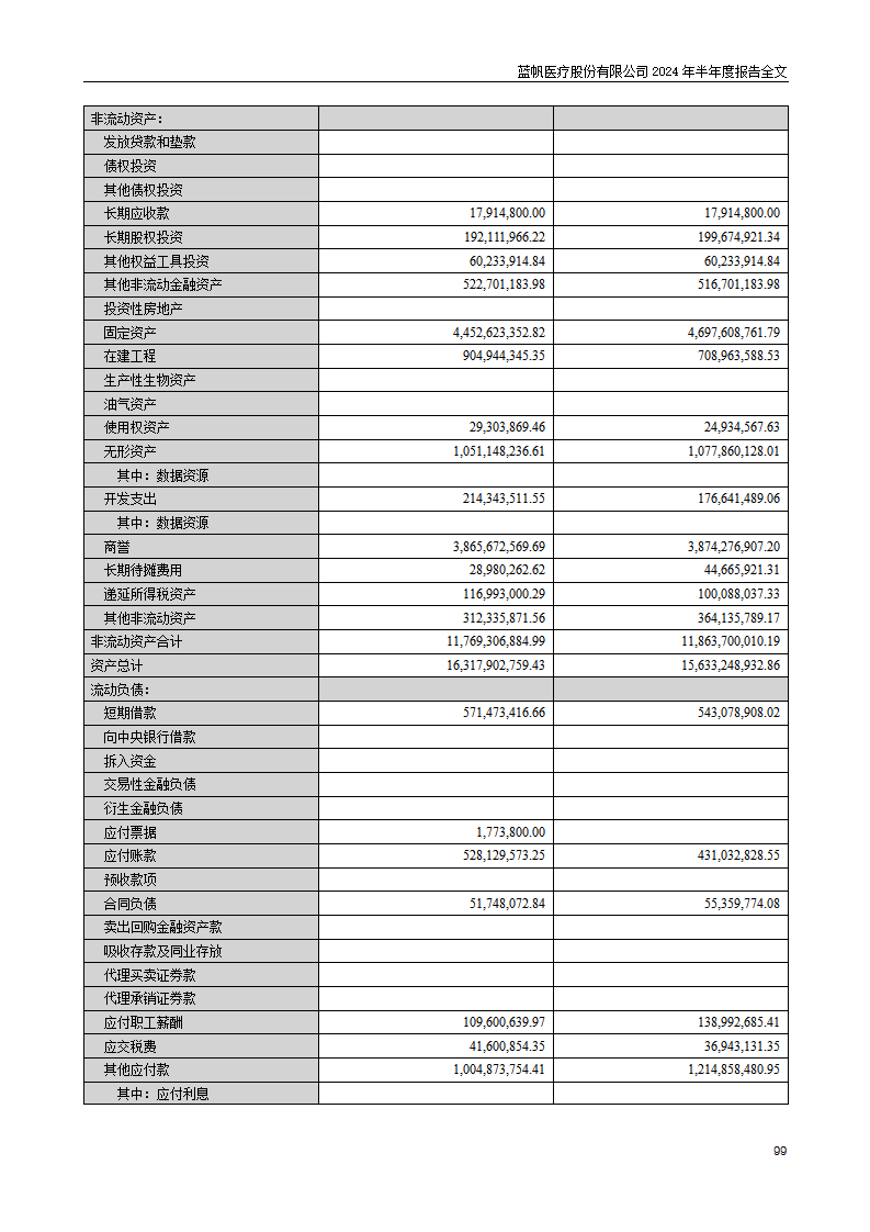 bob电竞竞技
医疗股份有限公司2024年半年度报告_99